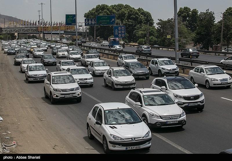 ترافیک در جاده فیروزکوه و محور تهران-پردیس